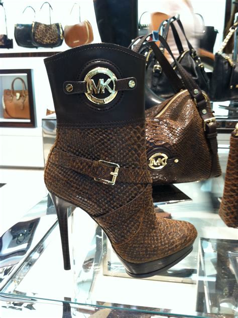 michael kors snakeskin ankle boots|snake embossed leather shoes.